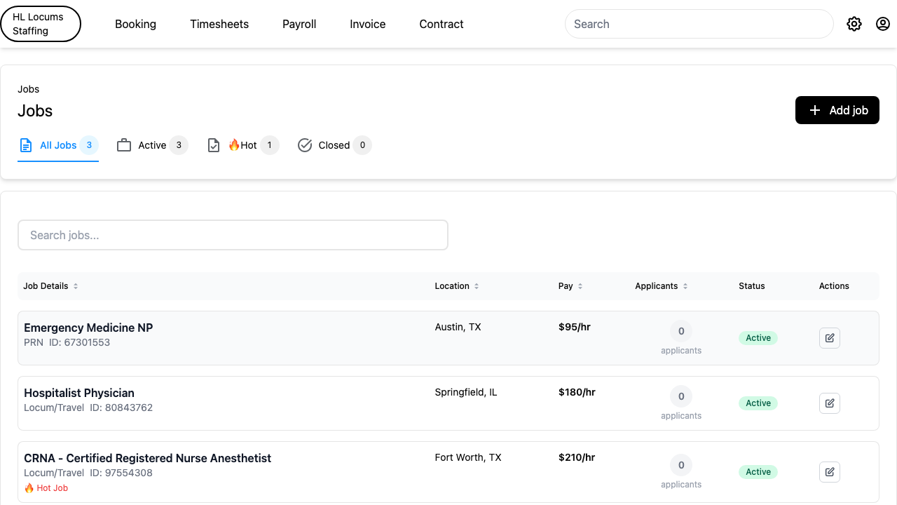 Screenshot: the &ldquo;Open orders&rdquo; list with one request card expanded, showing the provider, requested days, and a &ldquo;Change&rdquo; link highlighted.